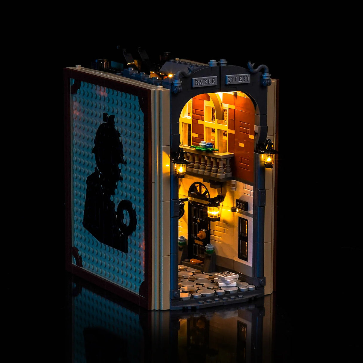 LED Licht Set für LEGO Sherlock Holmes: Bücherstütze (10351) inkl. Fernbedienung