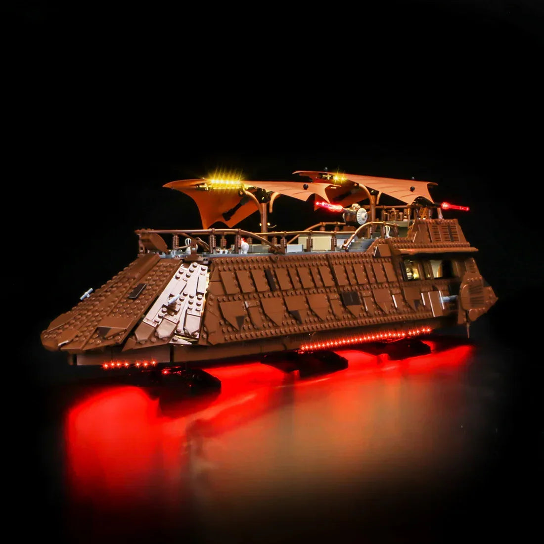 LED Licht Set für LEGO Star Wars: Jabbas Segelbarke (75397) inkl. Fernbedienung