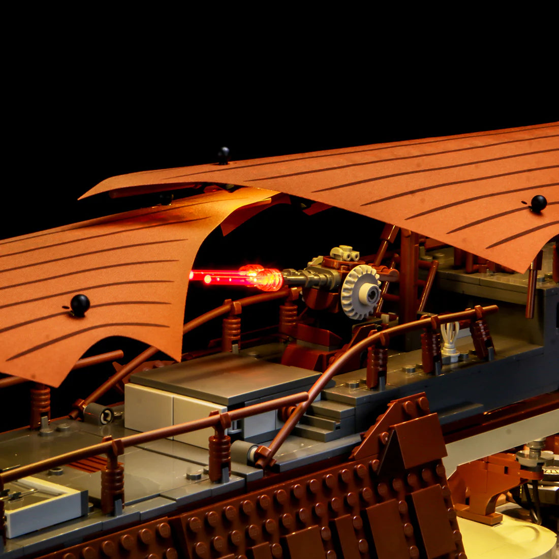 LED Licht Set für LEGO Star Wars: Jabbas Segelbarke (75397) inkl. Fernbedienung