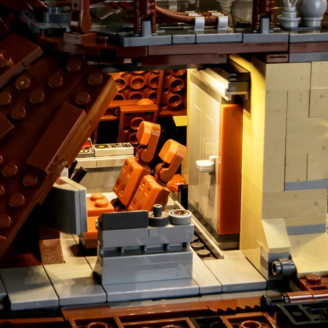 LED Licht Set für LEGO Star Wars: Jabbas Segelbarke (75397) inkl. Fernbedienung