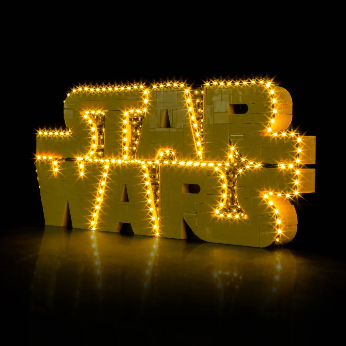 LED Licht Set für LEGO Star Wars Logo aus LEGO Steinen (75407)