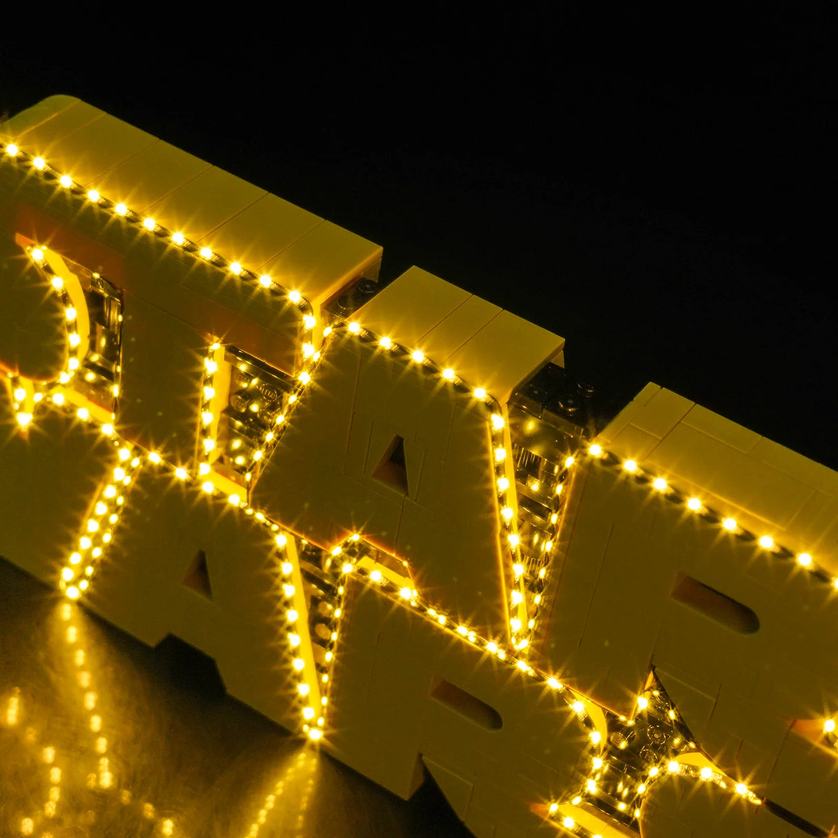 LED Licht Set für LEGO Star Wars Logo aus LEGO Steinen (75407)