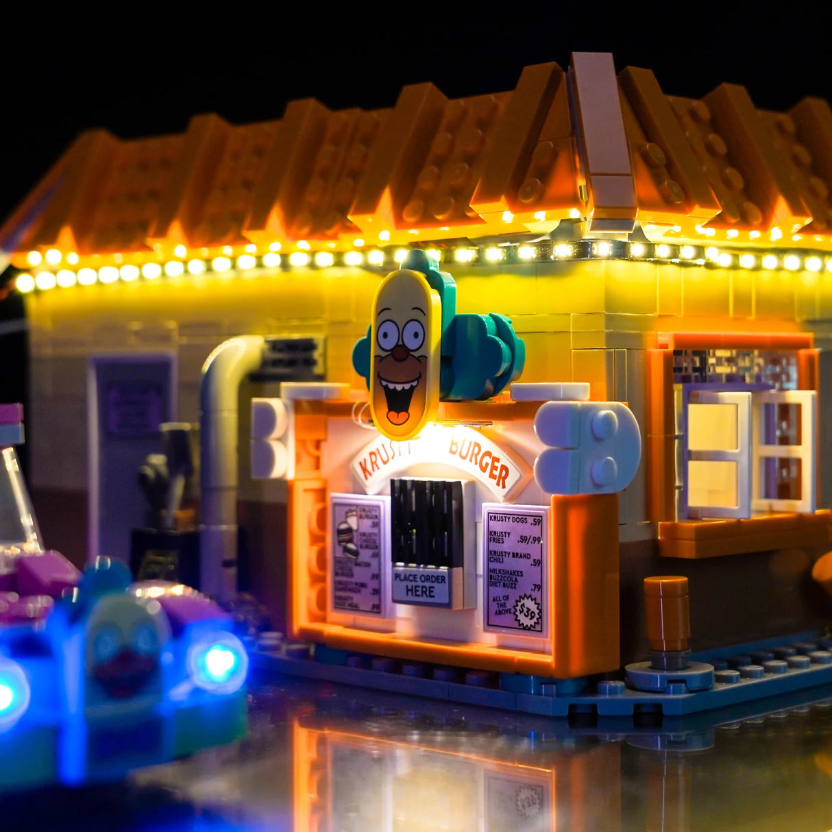 LED Licht Set für LEGO The Simpsons™: Krusty Burger (10352) inkl. Fernbedienung