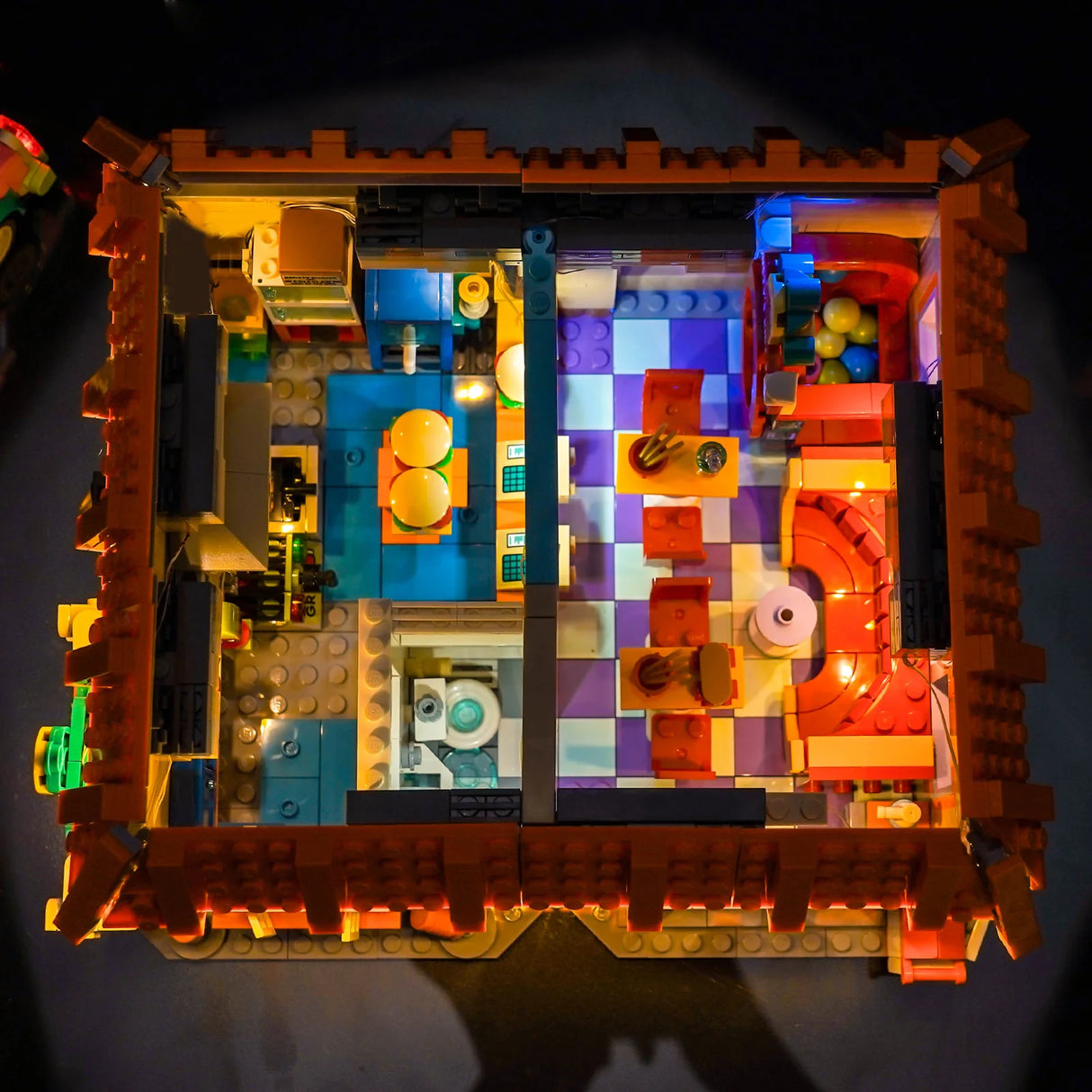 LED Licht Set für LEGO The Simpsons™: Krusty Burger (10352) inkl. Fernbedienung