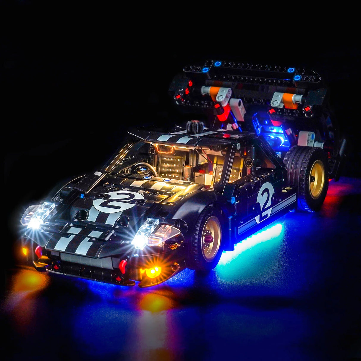 LED Licht Set für LEGO 1966 Ford GT40 MKII Rennwagen (42223)
