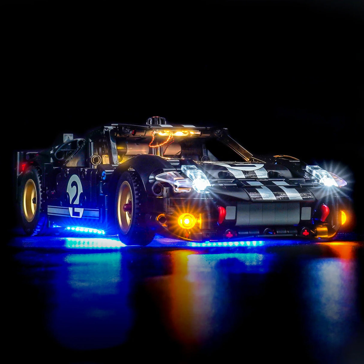 LED Licht Set für LEGO 1966 Ford GT40 MKII Rennwagen (42223)