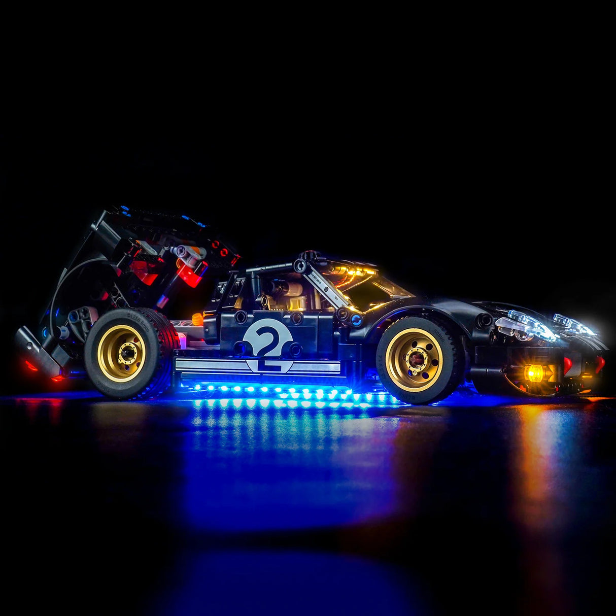 LED Licht Set für LEGO 1966 Ford GT40 MKII Rennwagen (42223)