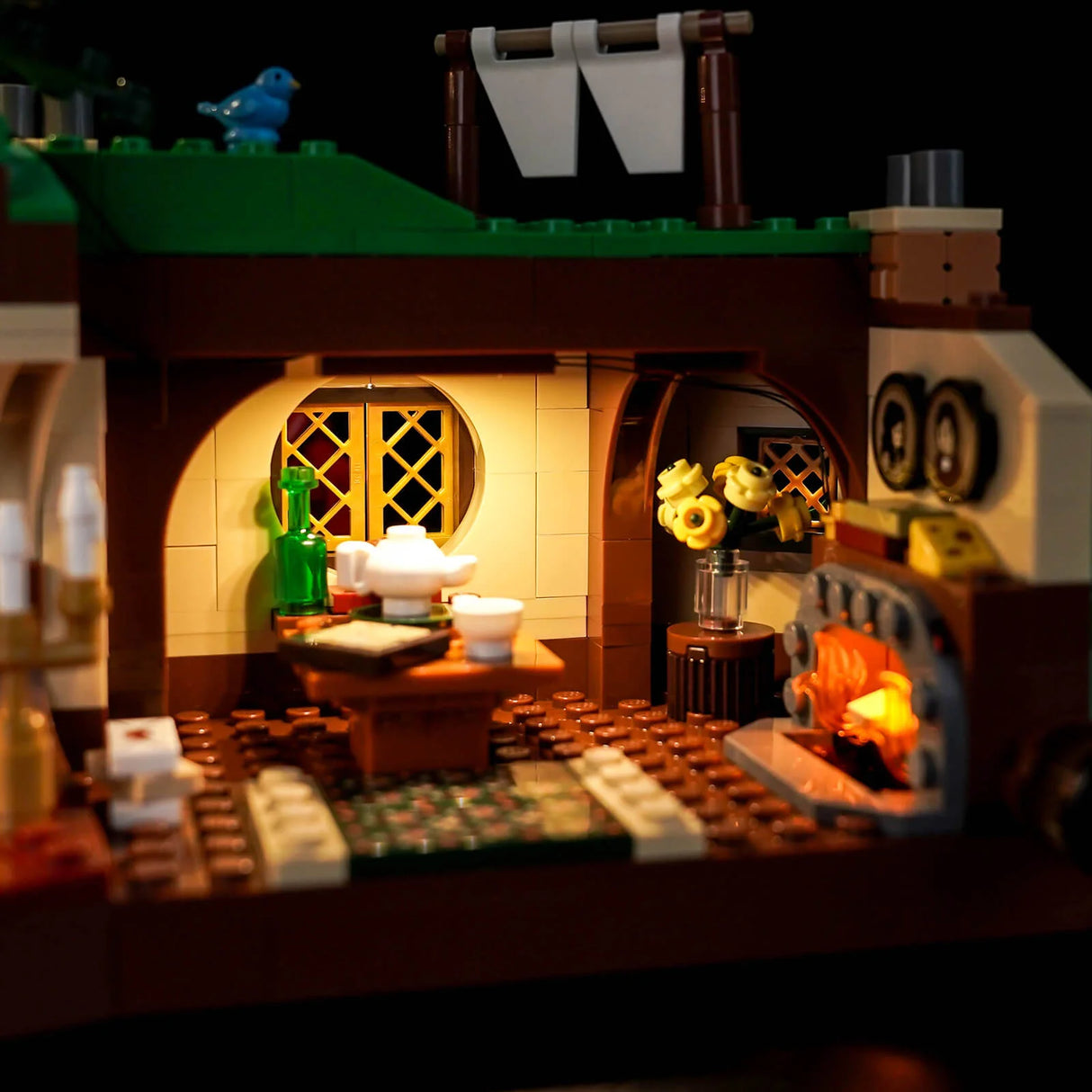LED Licht Set für LEGO Der Herr der Ringe: Das Auenland (10354) inkl. Fernbedienung