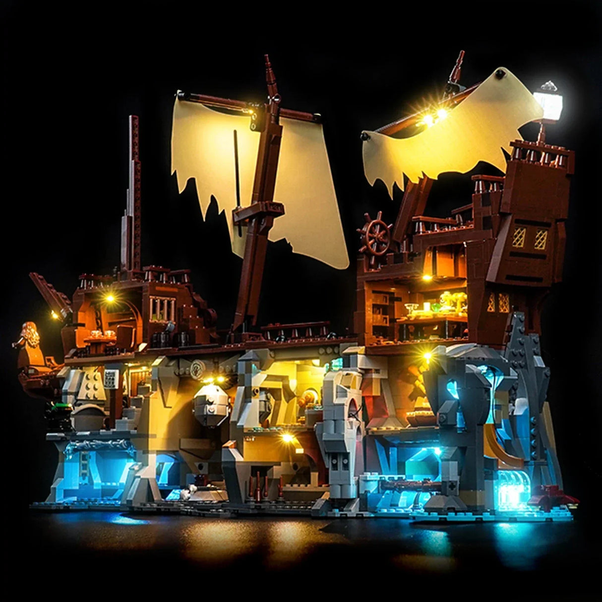 Kit d'éclairage LED pour LEGO Les Goonies (21363) avec télécommande