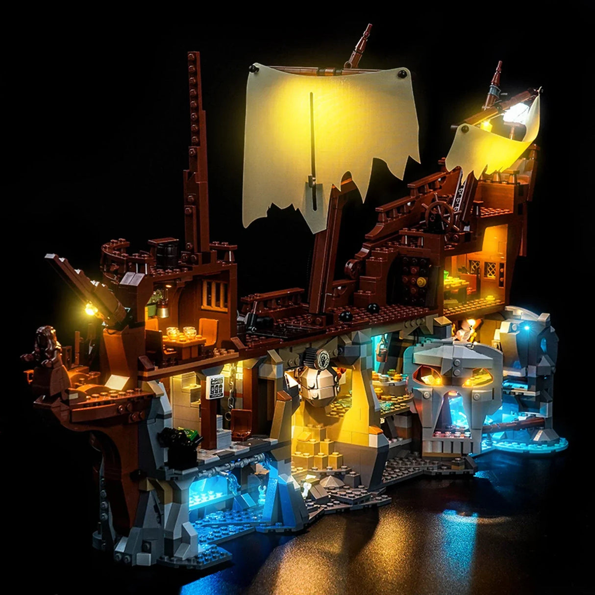 Kit d'éclairage LED pour LEGO Les Goonies (21363) avec télécommande