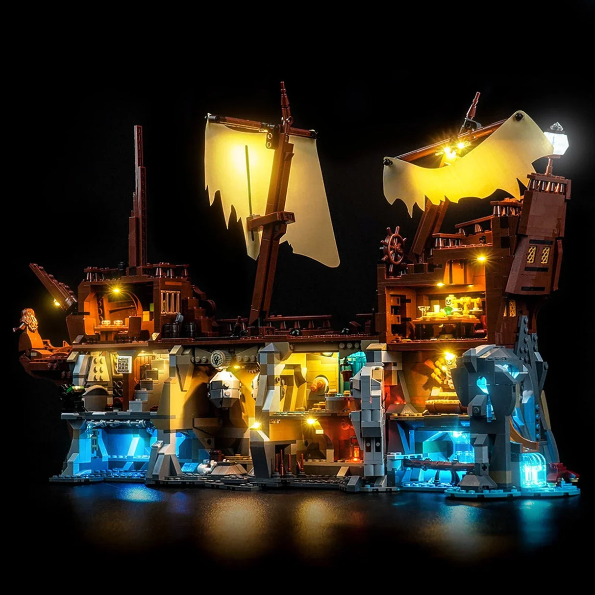 Kit d'éclairage LED pour LEGO Les Goonies (21363) avec télécommande