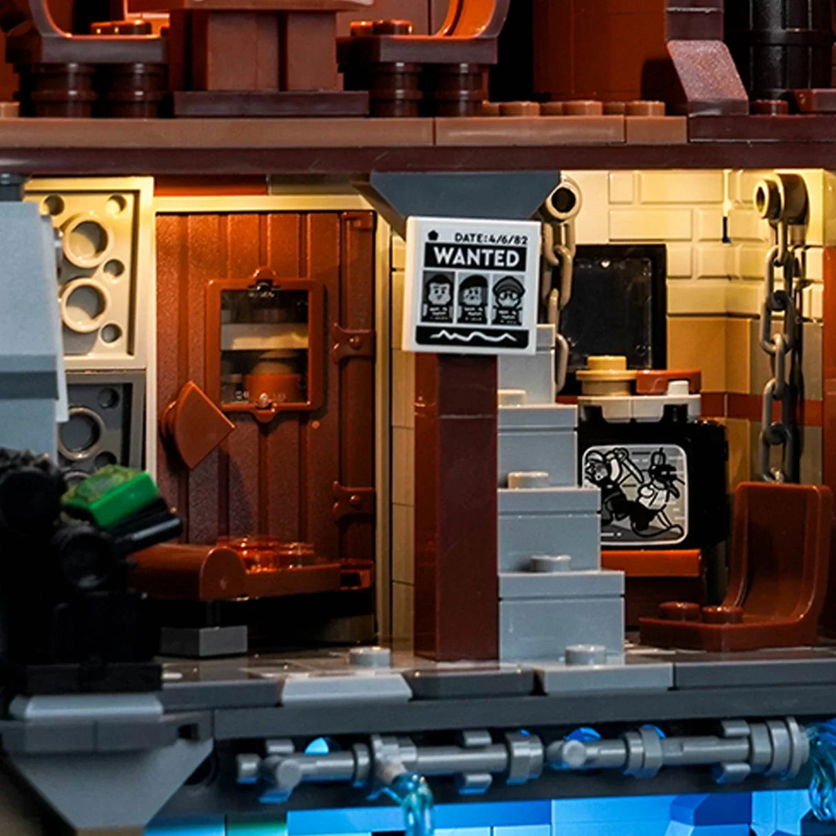 Kit d'éclairage LED pour LEGO Les Goonies (21363) avec télécommande