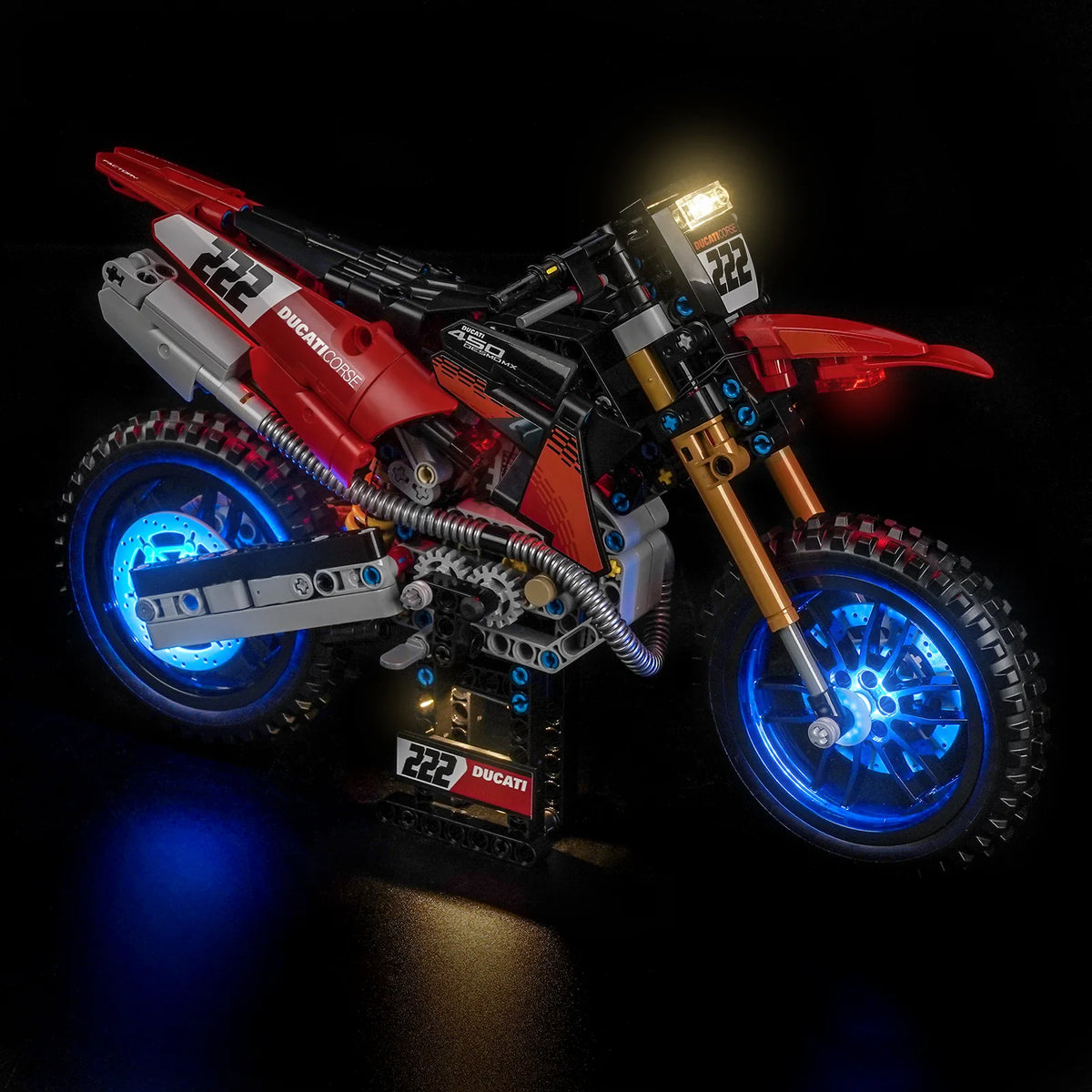 LED Licht Set für LEGO Ducati Desmo450 MX Factory Motorrad (42238)