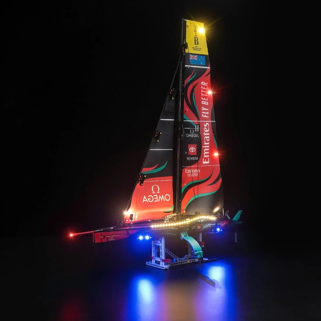 LED Licht Set für LEGO Emirates Team New Zealand AC75 Rennjacht (42174) inkl. Fernbedienung
