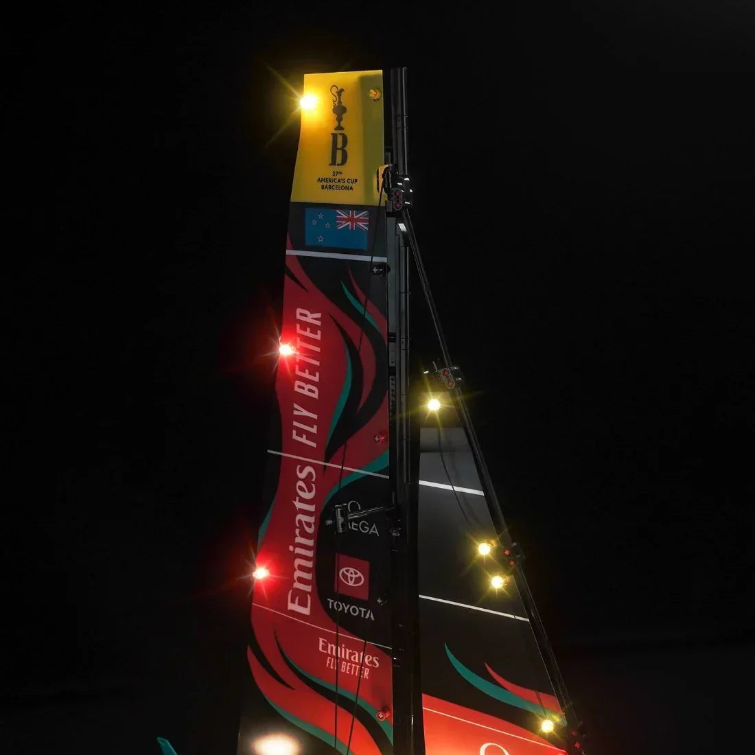LED Licht Set für LEGO Emirates Team New Zealand AC75 Rennjacht (42174) inkl. Fernbedienung