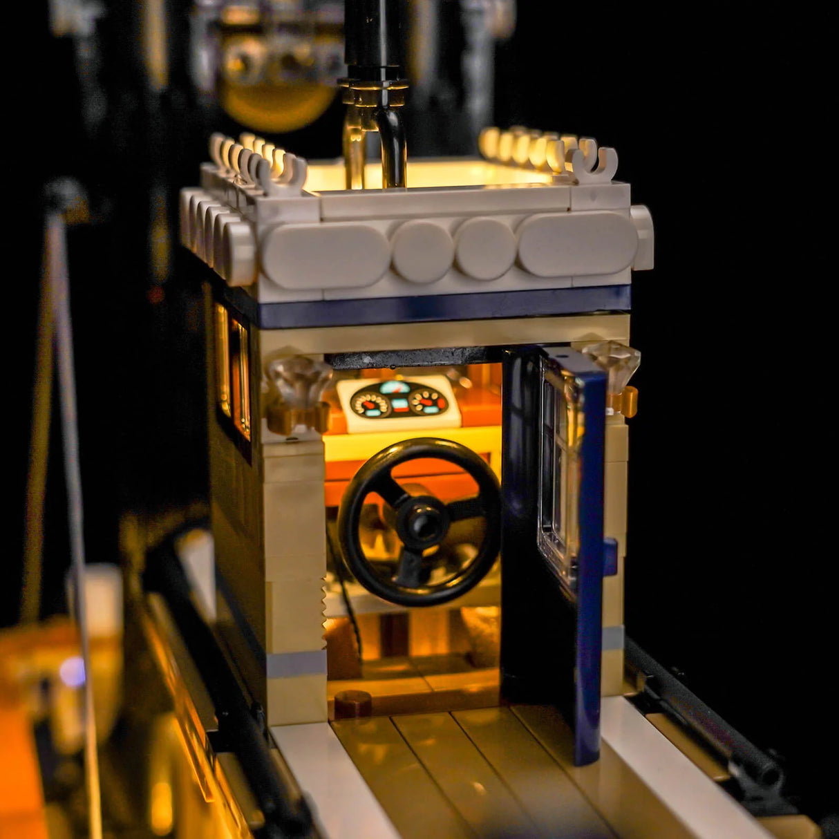 LED Licht Set für LEGO Flussraddampfer (21356) inkl. Fernbedienung und Sprühmodul