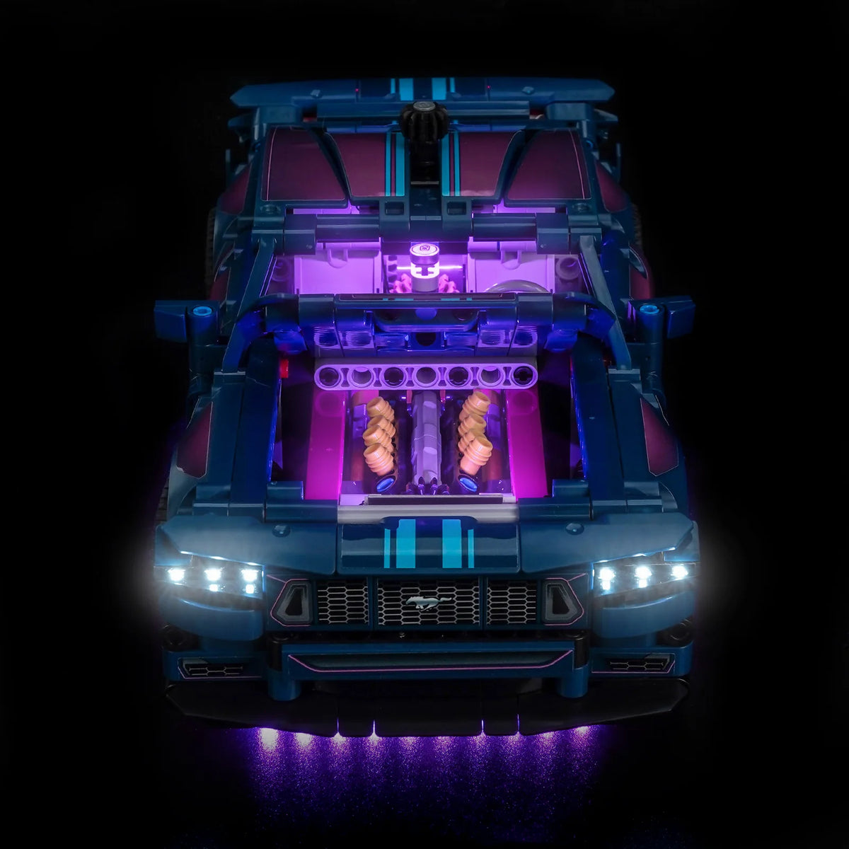LED Licht Set für LEGO Ford Mustang GT Auto aus der Tuning-Werkstatt (42236) inkl. Fernbedienung