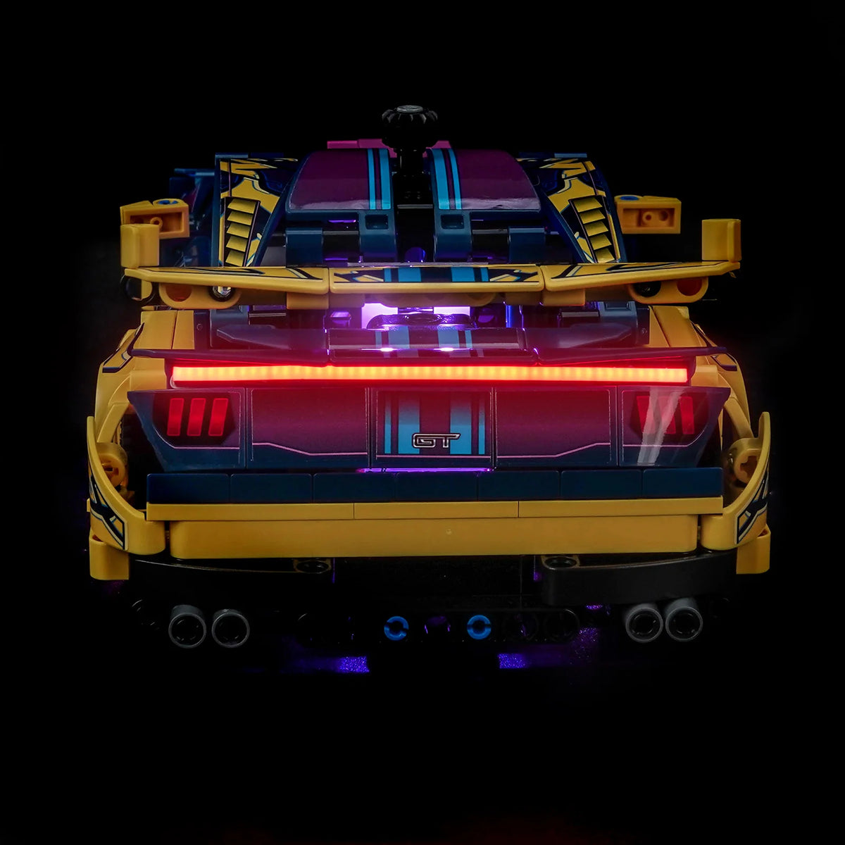 LED Licht Set für LEGO Ford Mustang GT Auto aus der Tuning-Werkstatt (42236) inkl. Fernbedienung
