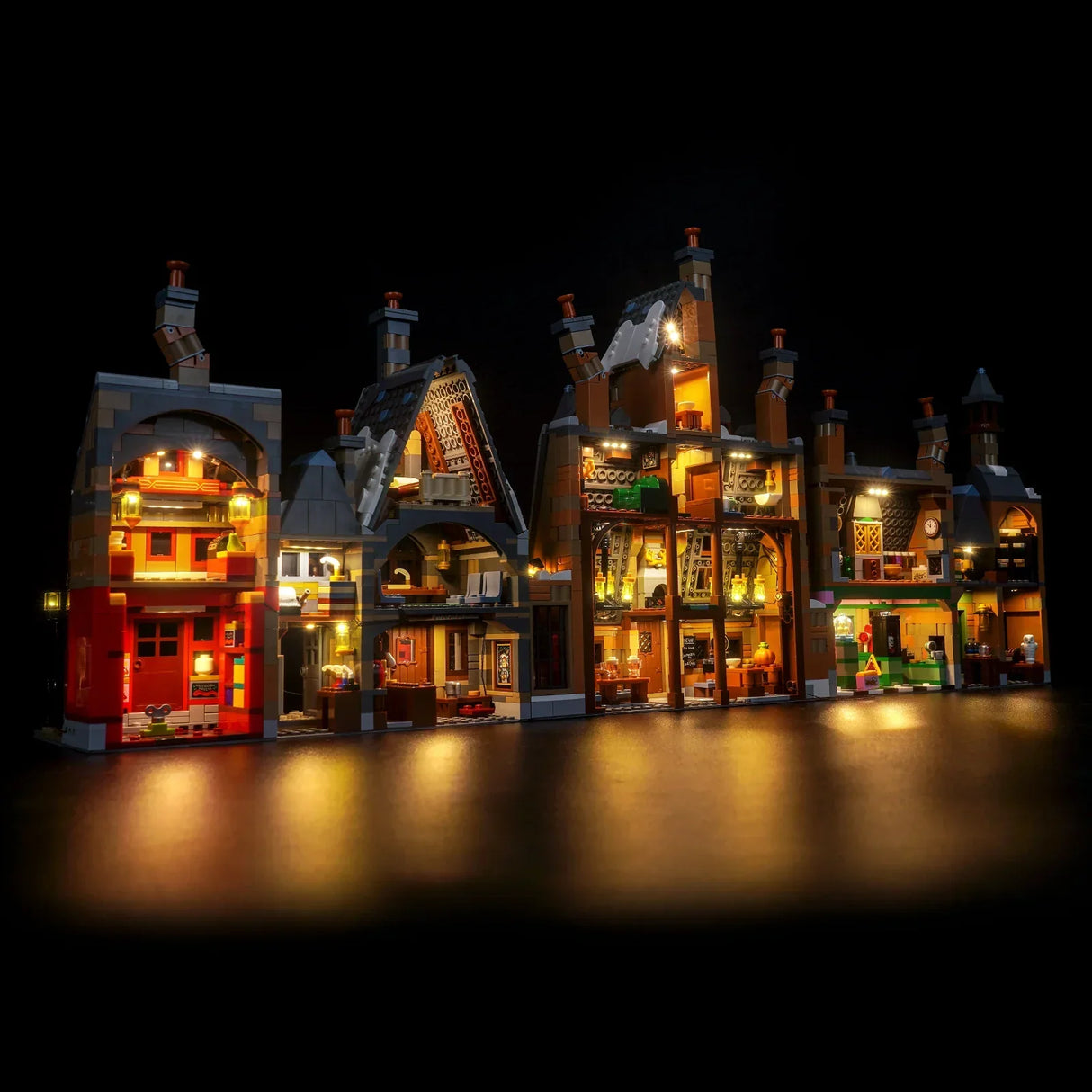 Ensemble d'éclairage LED pour LEGO Harry Potter : Le village de Pré-au-Lard - Édition Collector (76457) avec télécommande