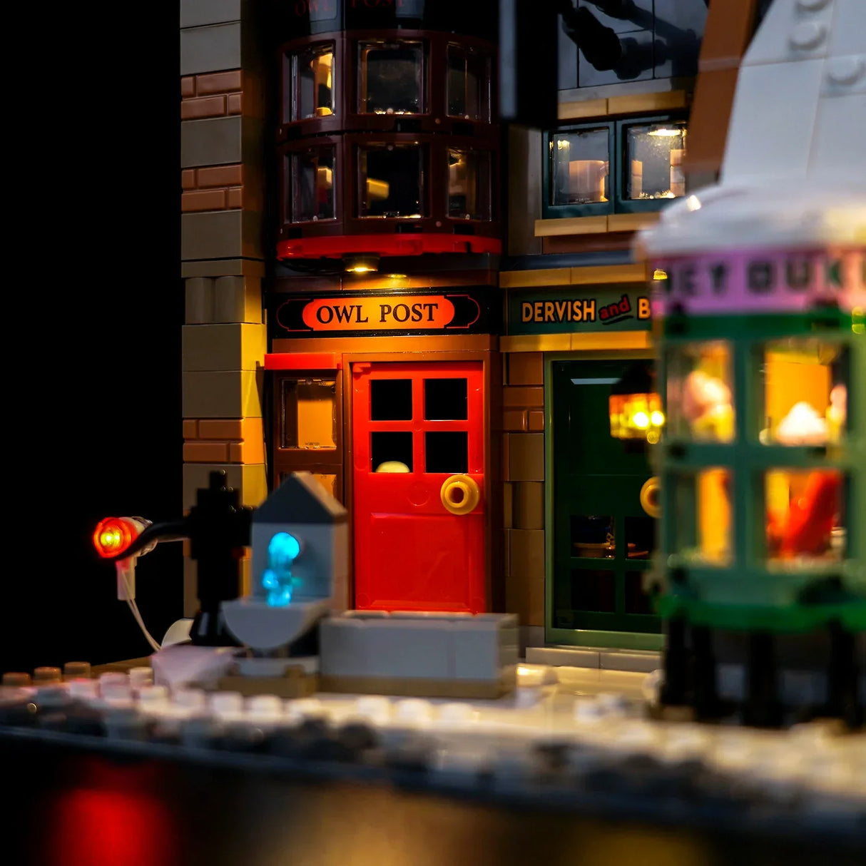 Ensemble d'éclairage LED pour LEGO Harry Potter : Le village de Pré-au-Lard - Édition Collector (76457) avec télécommande