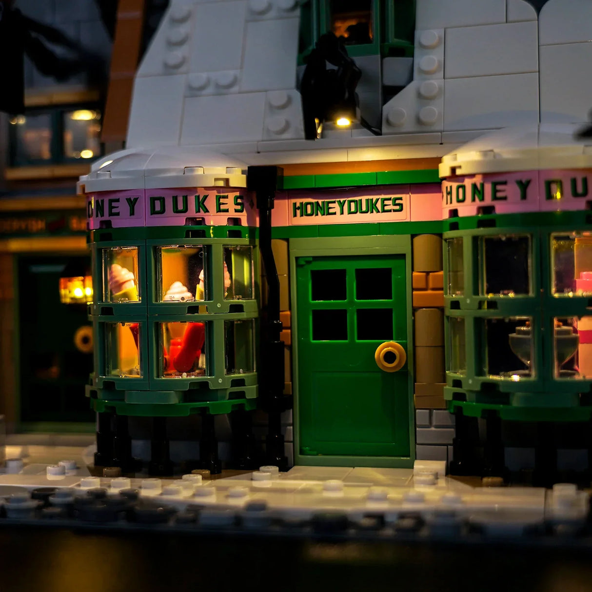 Ensemble d'éclairage LED pour LEGO Harry Potter : Le village de Pré-au-Lard - Édition Collector (76457) avec télécommande