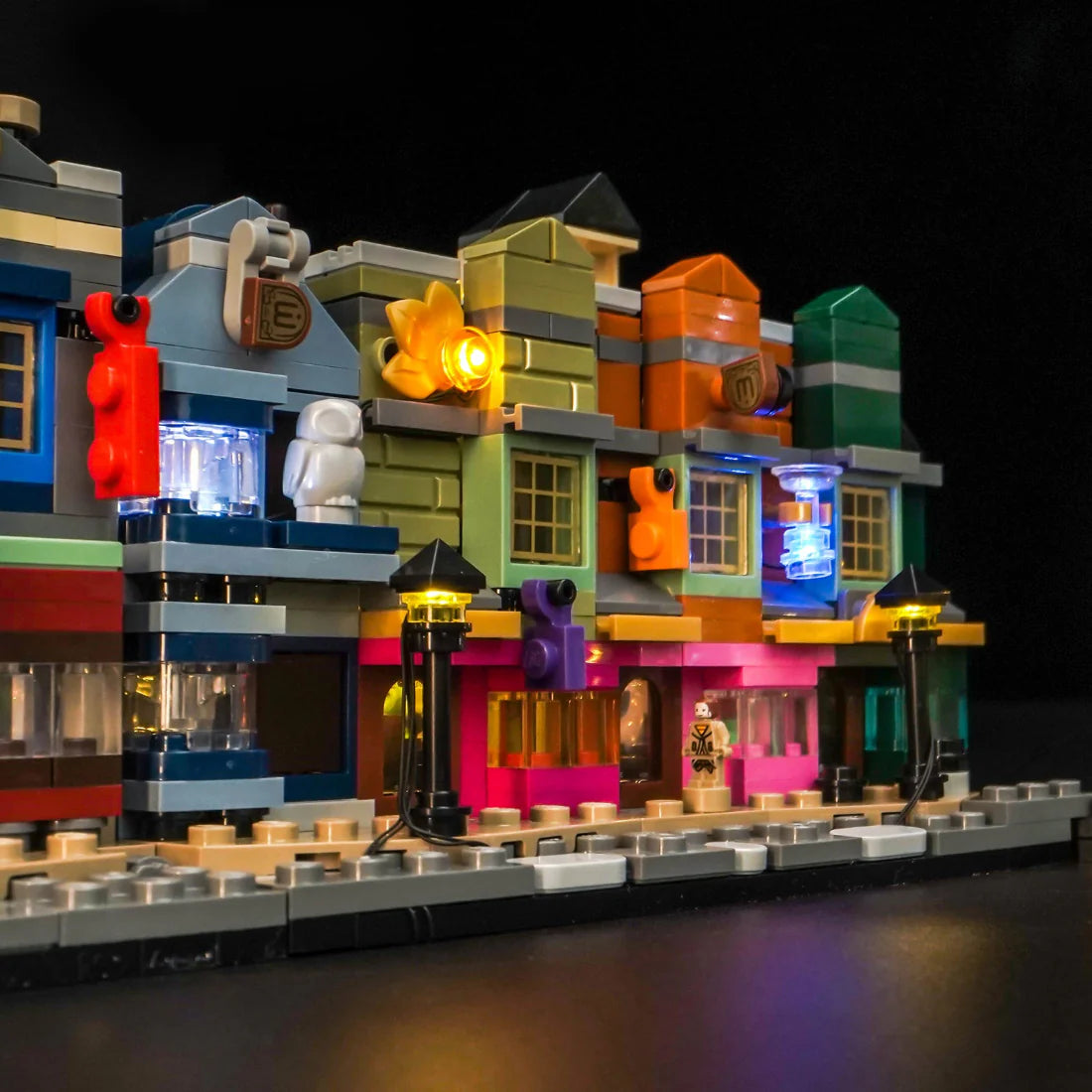 LED Licht Set für LEGO Harry Potter: Die Zauberläden der Winkelgasse™ (76444) inkl. Fernbedienung