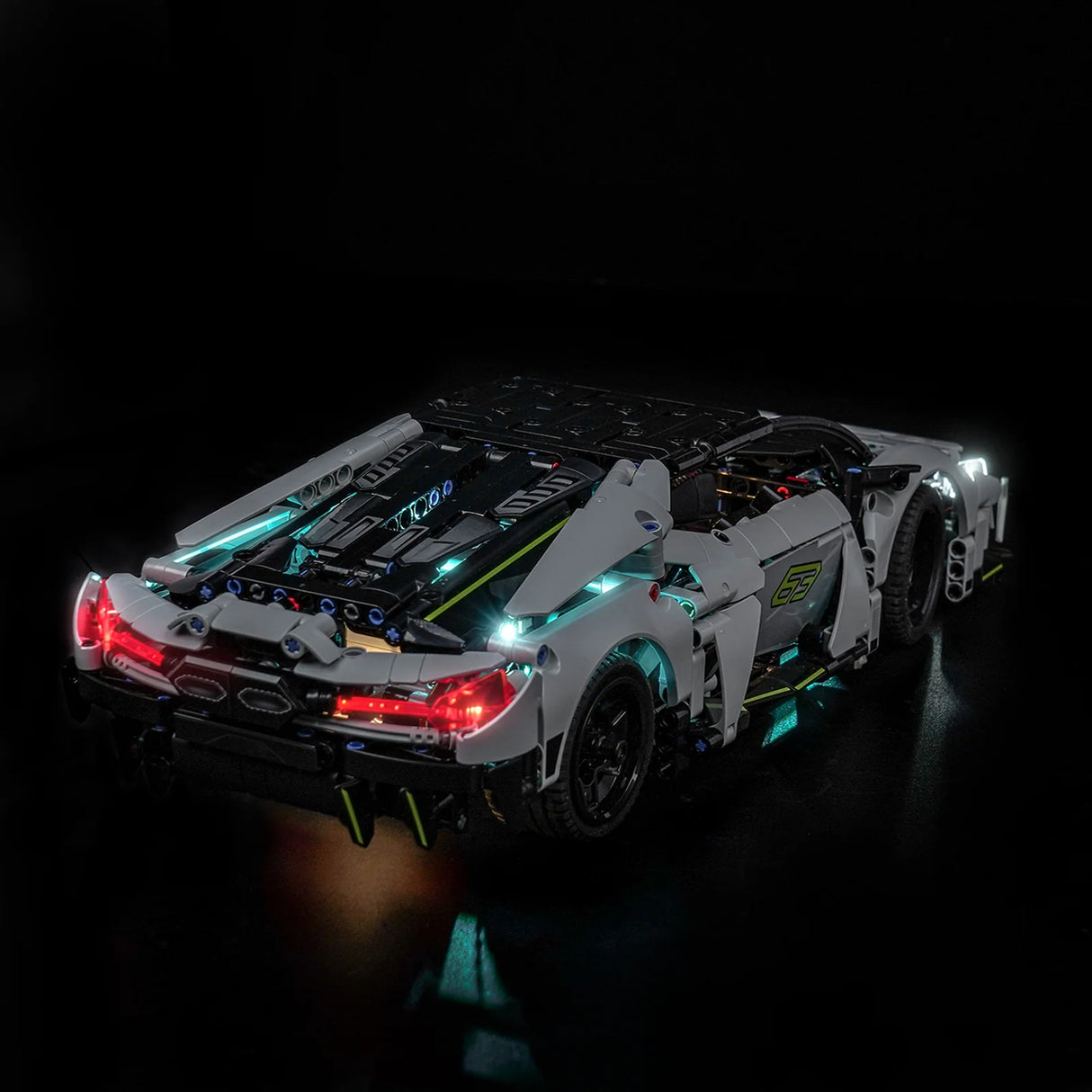 LED Licht Set für LEGO Lamborghini Revuelto Supersportwagen (42214) inkl. Fernbedienung