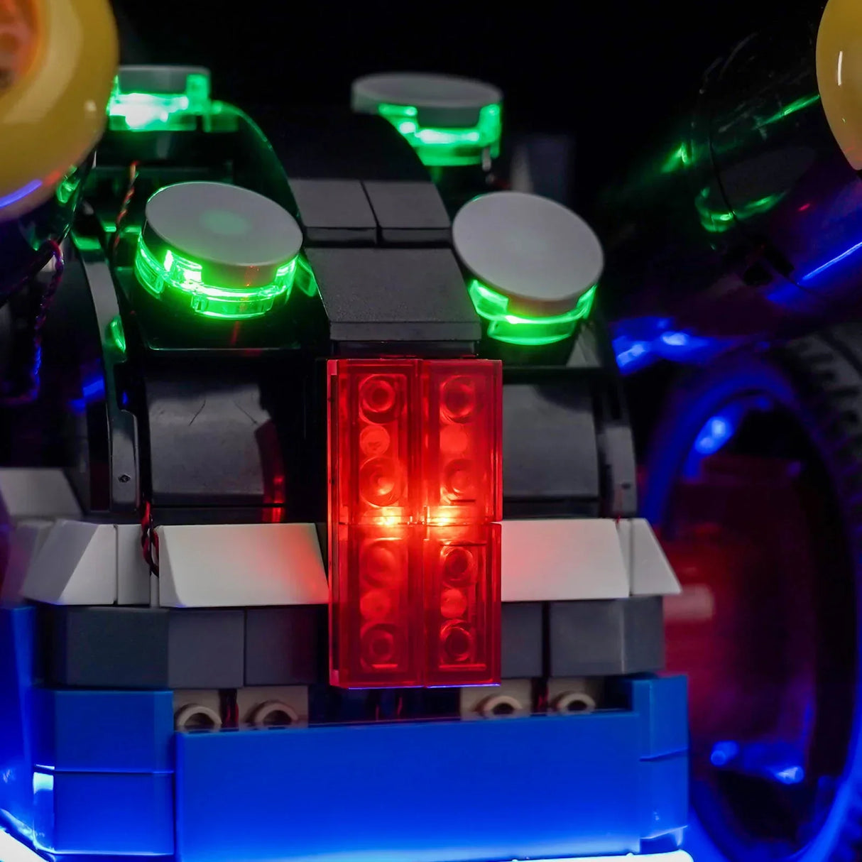 Kit d'éclairage LED pour LEGO Mario Kart : Mario et kart standard (72037) avec télécommande