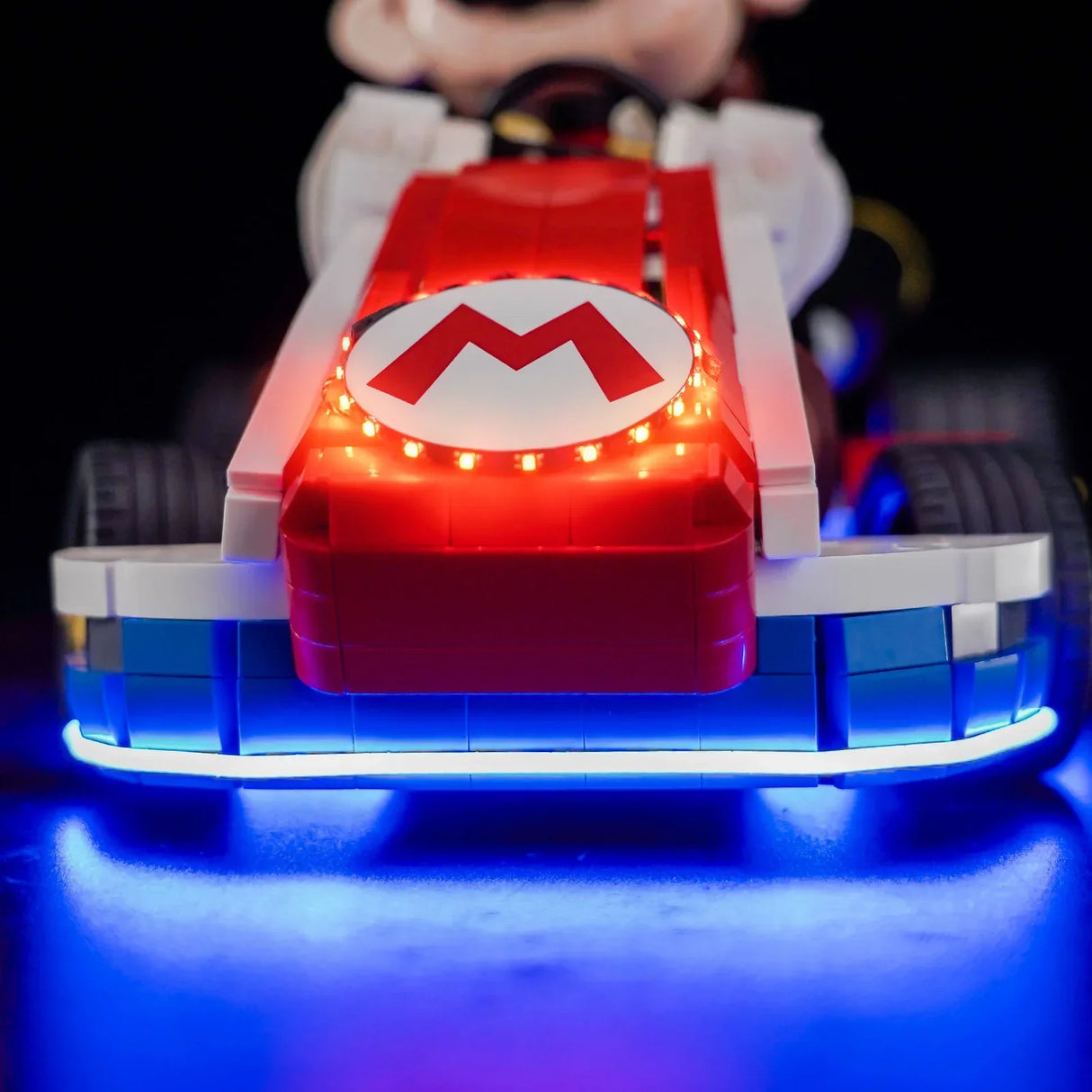 Kit d'éclairage LED pour LEGO Mario Kart : Mario et kart standard (72037) avec télécommande