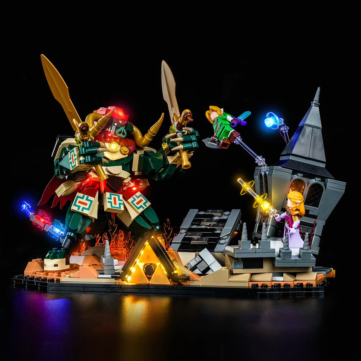 LED Licht Set für LEGO Ocarina of Time™ - Das Letzte Gefecht (77093) inkl. Fernbedienung
