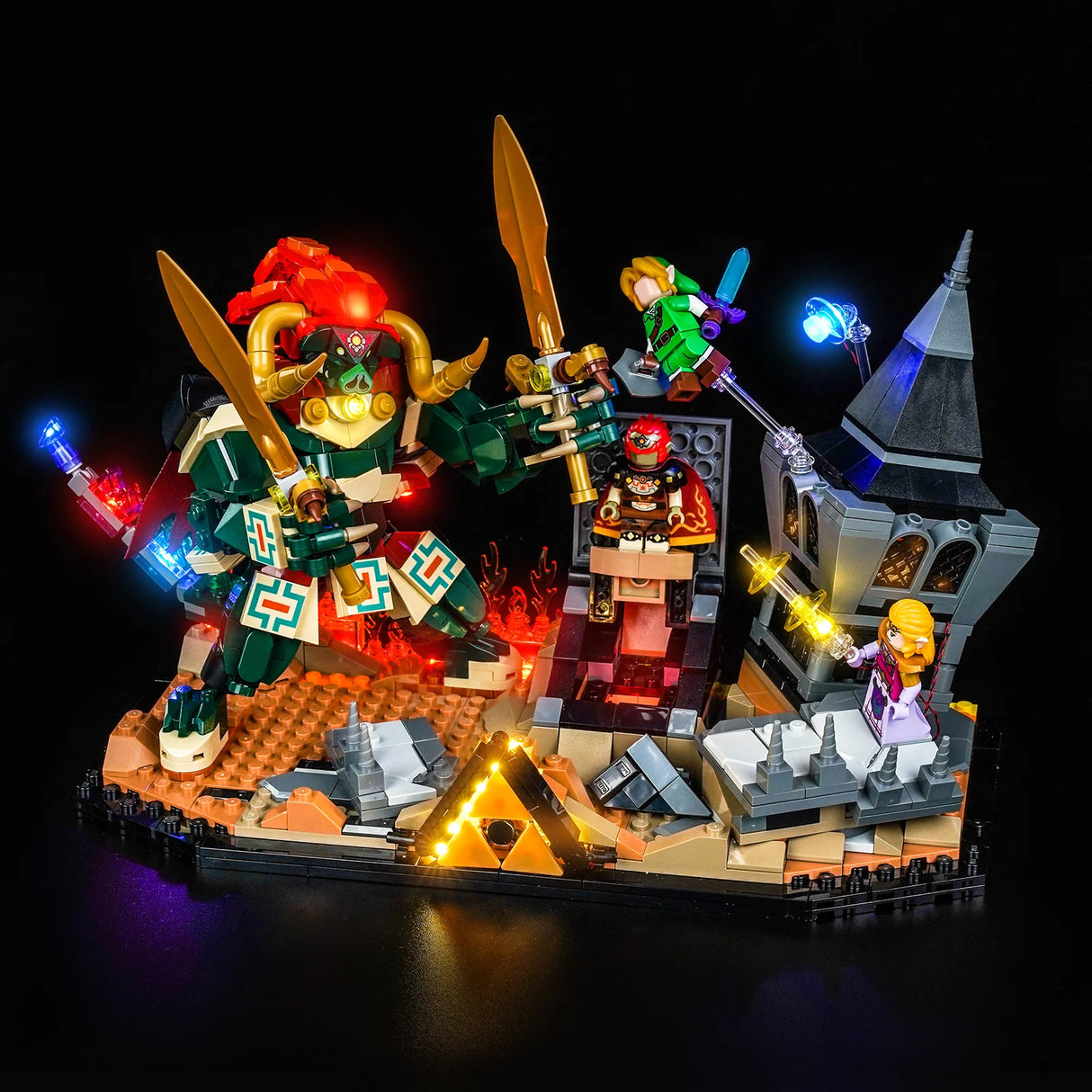 LED Licht Set für LEGO Ocarina of Time™ - Das Letzte Gefecht (77093) inkl. Fernbedienung