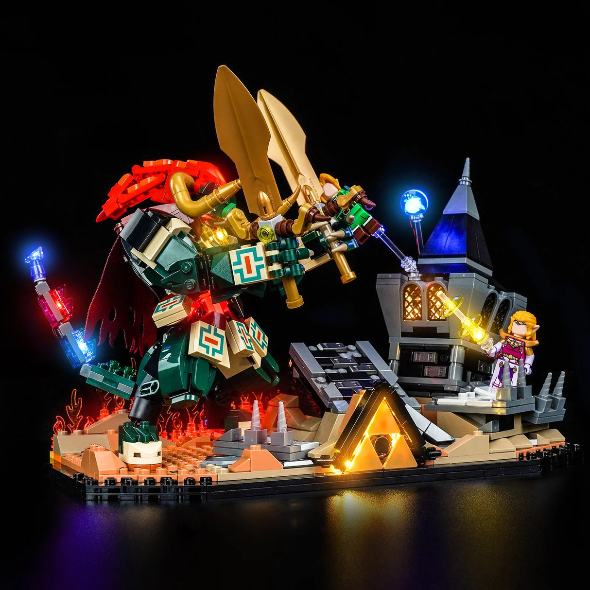 LED Licht Set für LEGO Ocarina of Time™ - Das Letzte Gefecht (77093) inkl. Fernbedienung