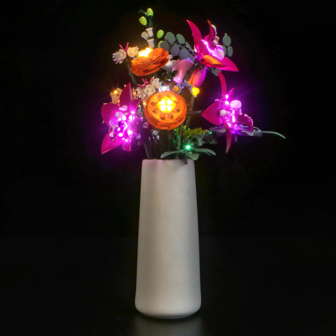 LED Licht Set für LEGO Schöner Rosafarbener Blumenstrauss (10342)