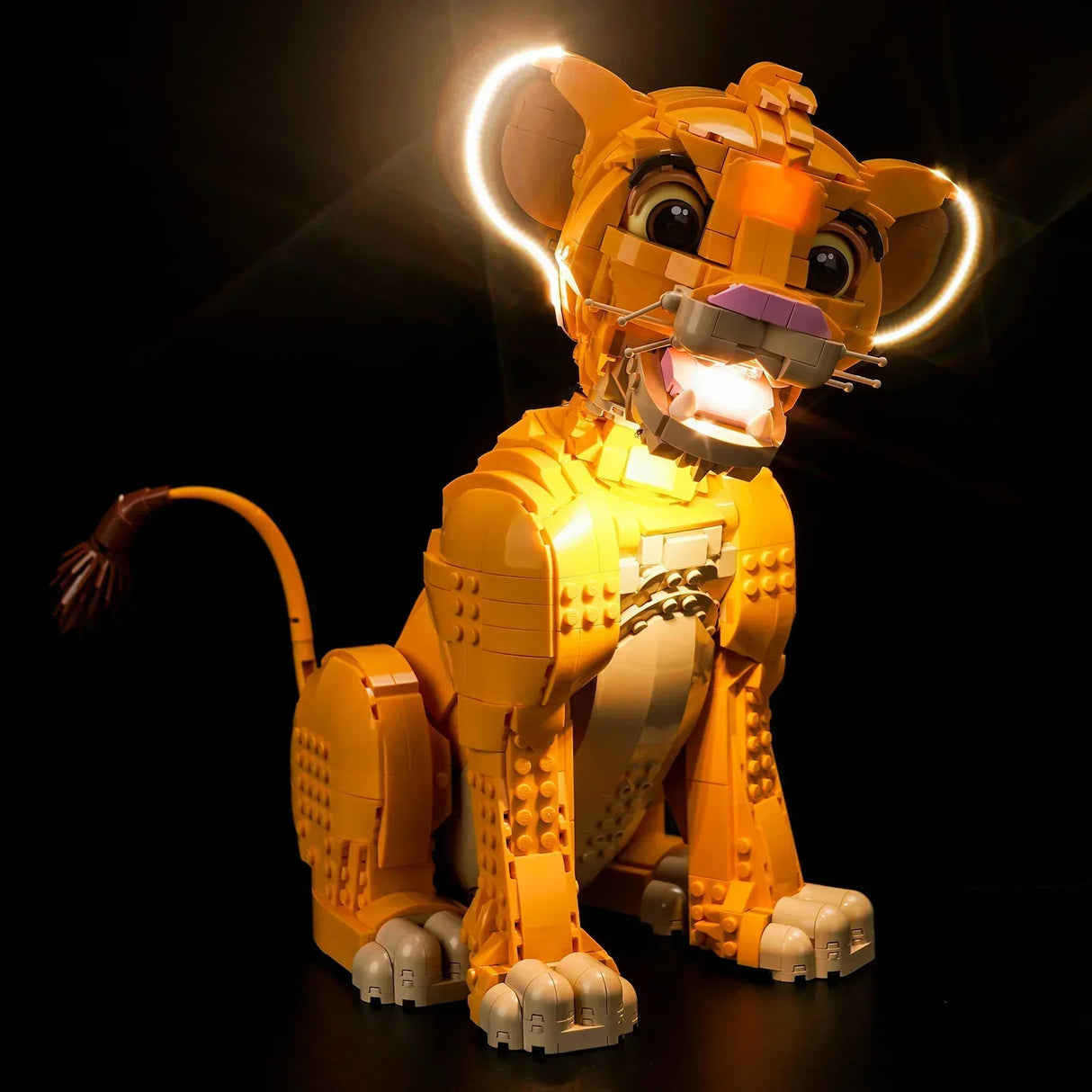 Ensemble de lumières LED pour LEGO Simba, Le Roi Lion (43247)