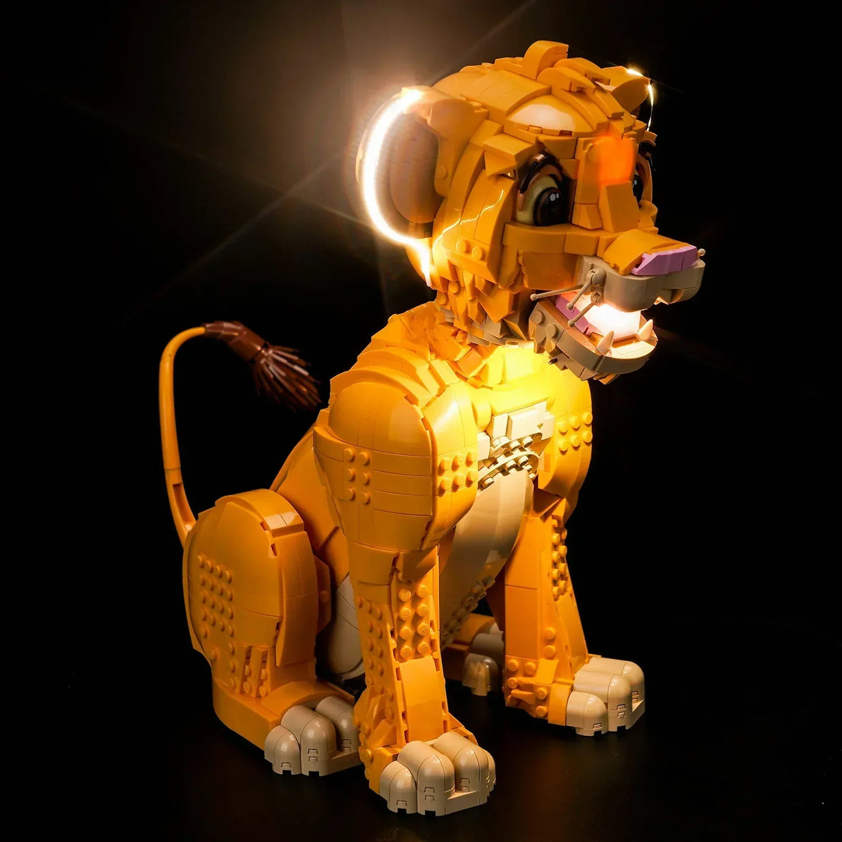 Ensemble de lumières LED pour LEGO Simba, Le Roi Lion (43247)
