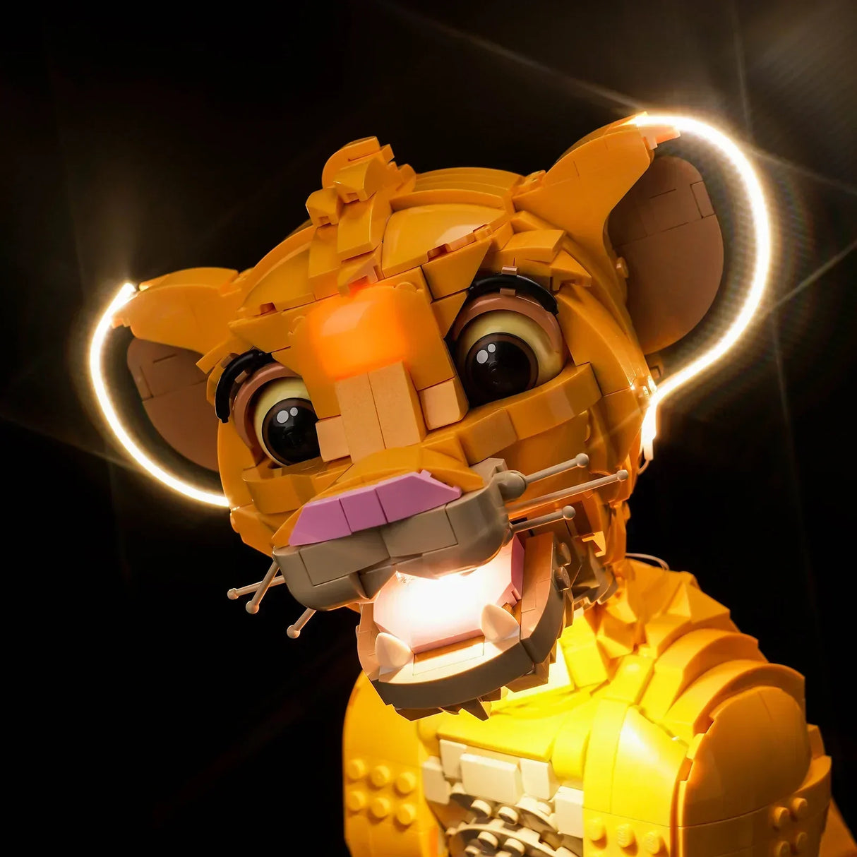 Ensemble de lumières LED pour LEGO Simba, Le Roi Lion (43247)