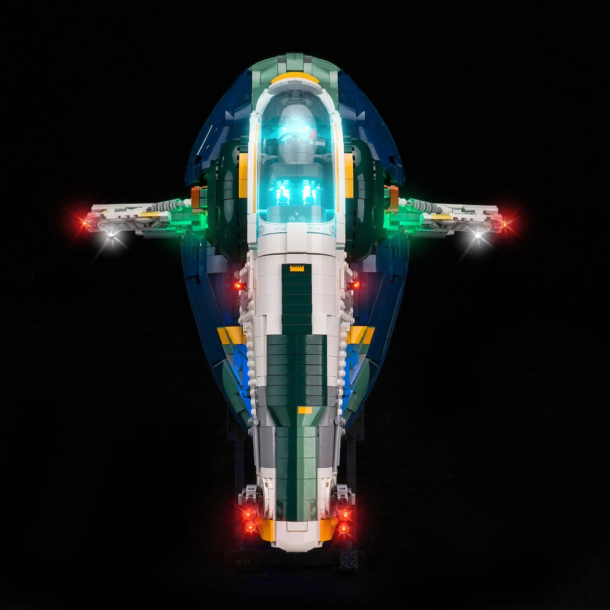 LED Licht Set für LEGO Star Wars: Jango Fetts Sternenschiff (75409) inkl. Fernbedienung