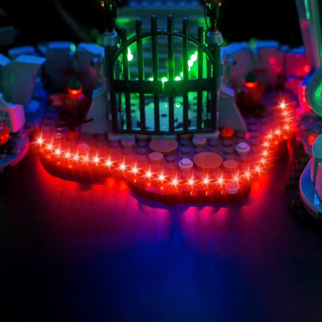 LED Licht Set für LEGO Tim Burtons Disney Film Nightmare Before Christmas (21351) inkl. Fernbedienung
