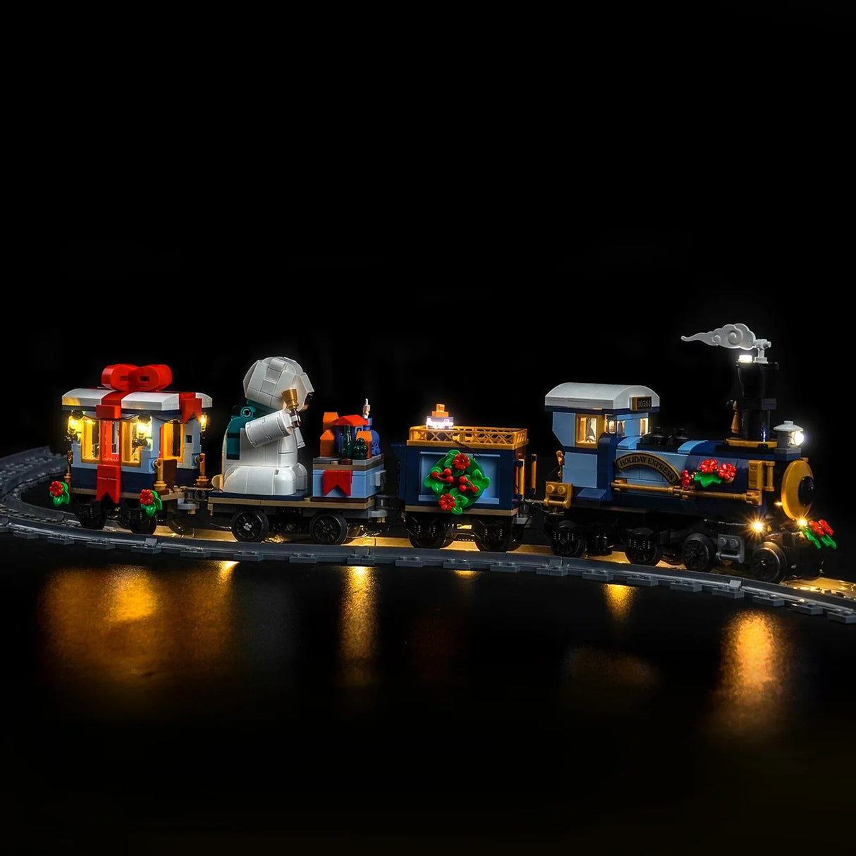 Ensemble de lumières LED pour LEGO Christmas Express (10361) avec télécommande