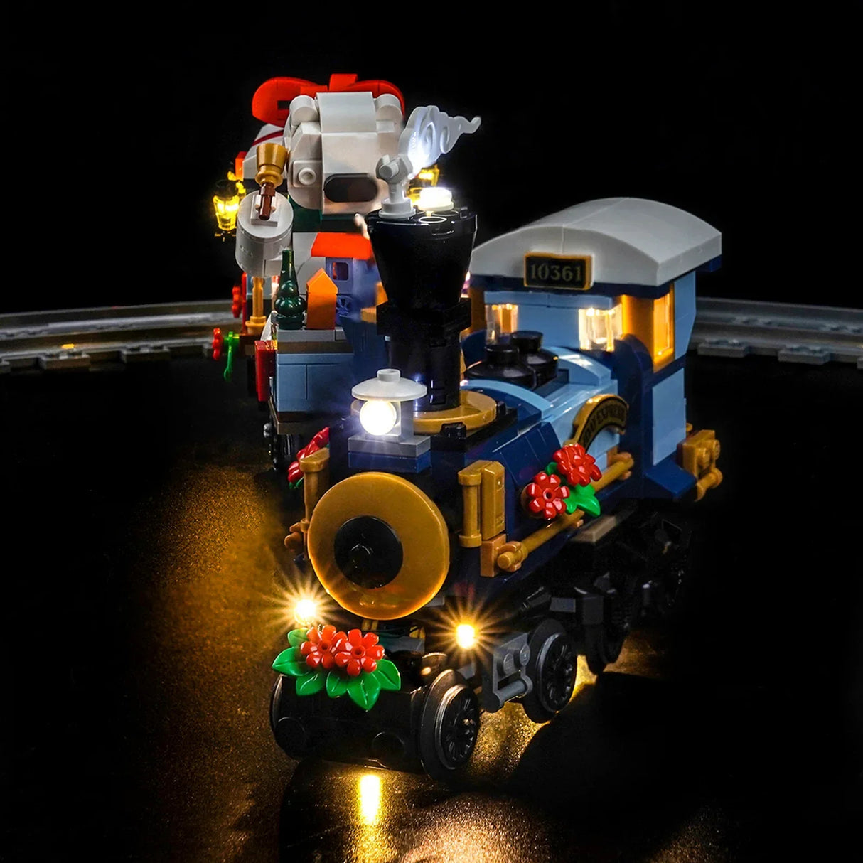 Ensemble de lumières LED pour LEGO Christmas Express (10361) avec télécommande