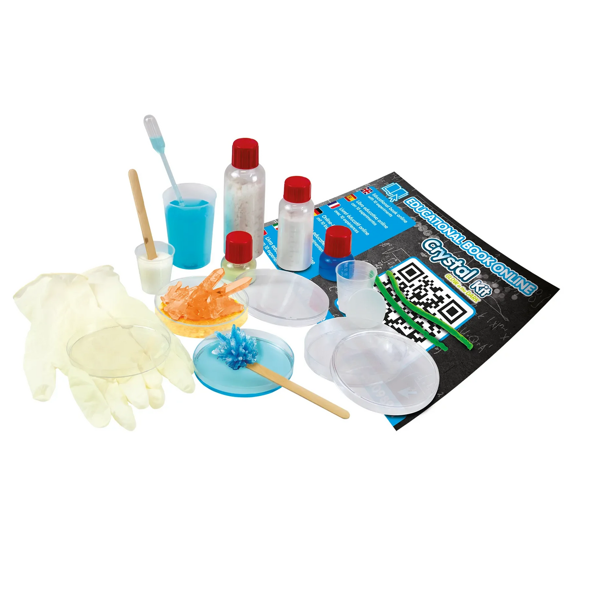 Kit d'expérimentation pour la culture de cristaux lumineux