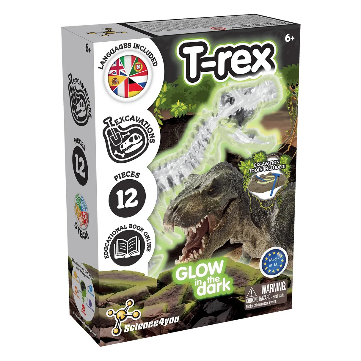 Kit de fouilles T-Rex lumineux