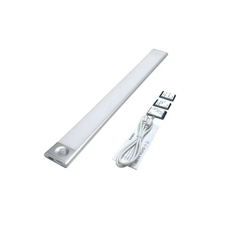 Sensorlampe - Kabellose LED Lichtleiste mit Bewegungsmelder (40 cm) - derdealer.ch 43959943037156 43959943004388