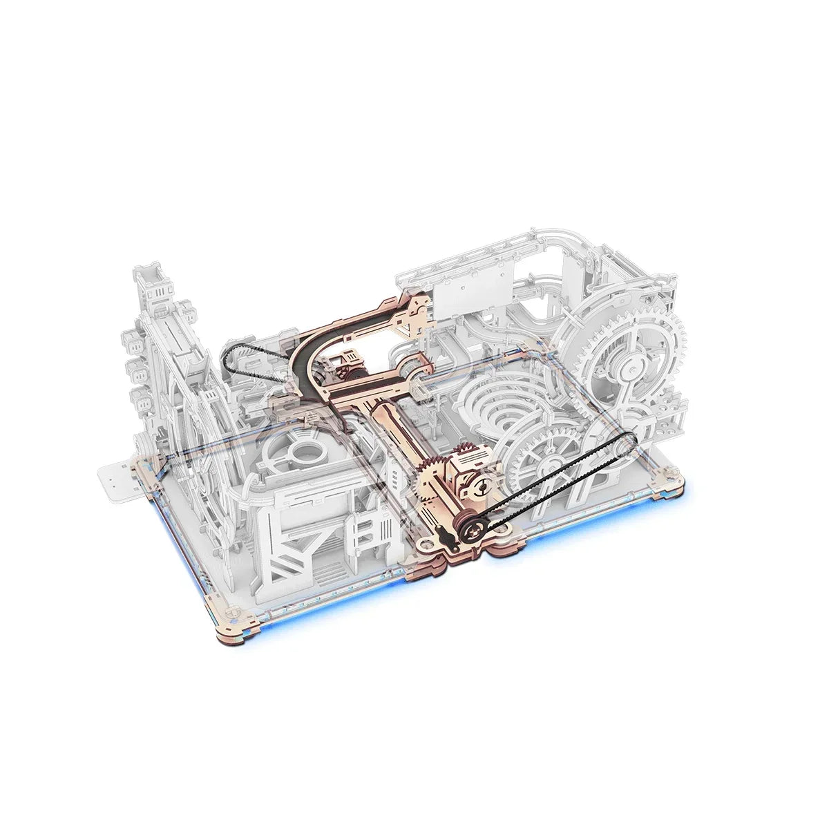 Kit de construction en bois 3D Link Pack (Spaceport et Night City)
