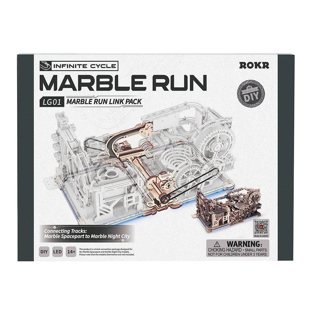 Kit de construction en bois 3D Link Pack (Spaceport et Night City)