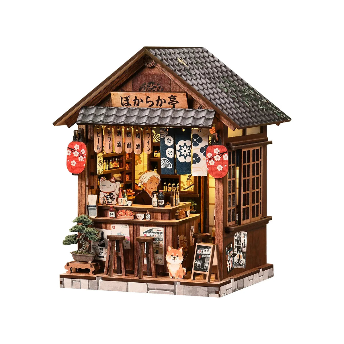 Die Sake-Bar der alten Meisterin - Diorama