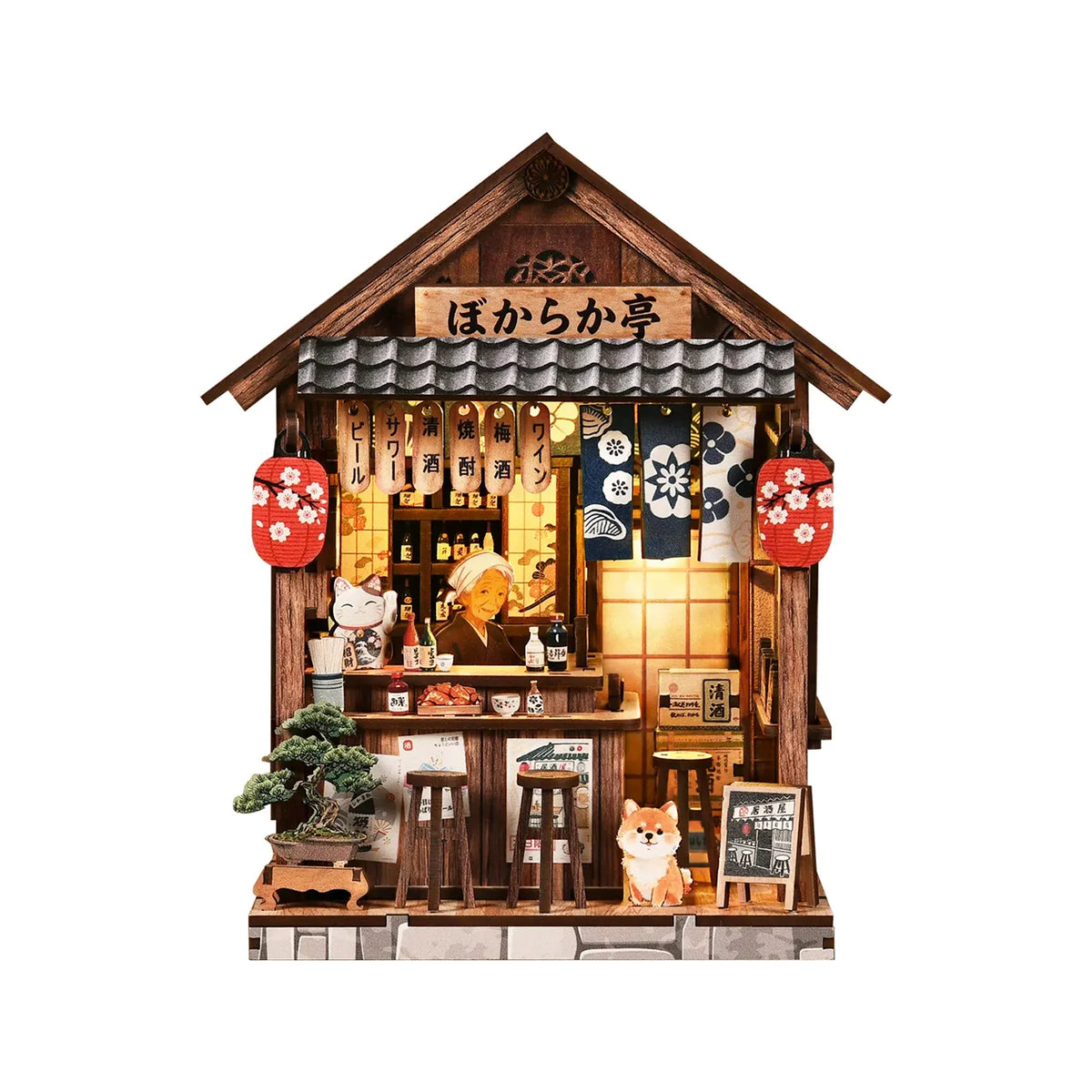 Die Sake-Bar der alten Meisterin - Diorama