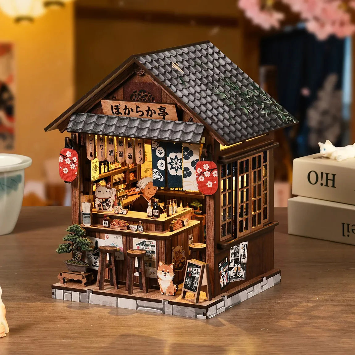 Die Sake-Bar der alten Meisterin - Diorama