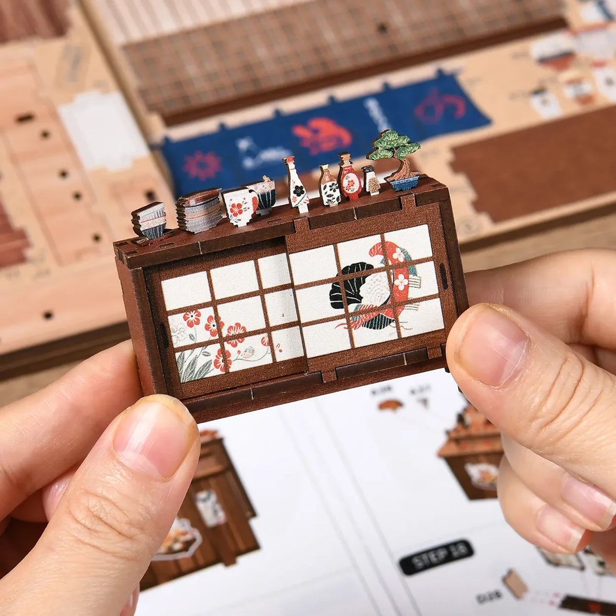 Die Sake-Bar der alten Meisterin - Diorama
