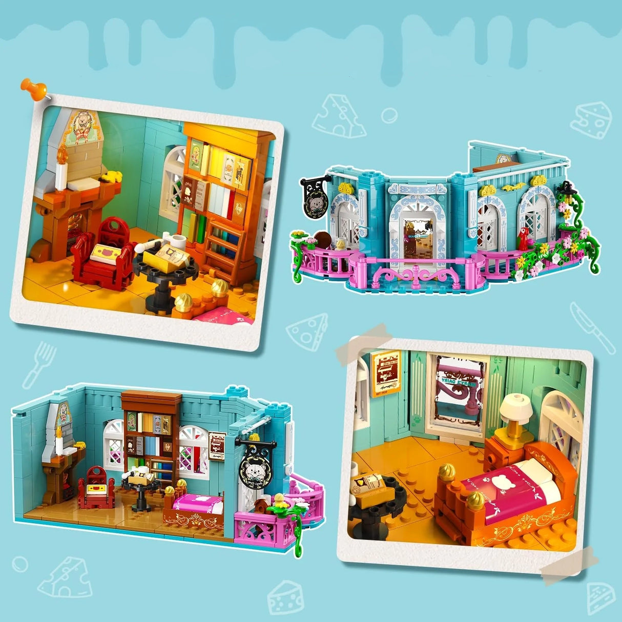 Little Bear Dairy Shop - Klemmbausteine